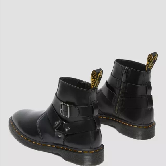 NEW Dr. Martens Jaimes Buckle Chelsea Leather Moto Boot (Unisex) Size L 7&8 $180 - Picture 3 of 7